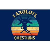 I Axolotl Questions Funny Axolotl Vintage Retro Design Bumper Sticker