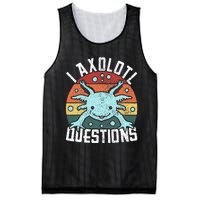 I Axolotl Questions Axolotl Animal  Mesh Reversible Basketball Jersey Tank