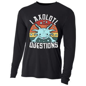 I Axolotl Questions Axolotl Animal  Cooling Performance Long Sleeve Crew