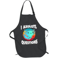 I Axolotl Questions Retro Funny Cute Axolotl Apron