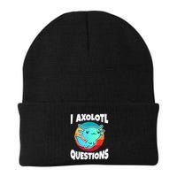 I Axolotl Questions Retro Funny Cute Axolotl Beanie