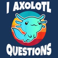 I Axolotl Questions Retro Funny Cute Axolotl Infant Baby Jersey Bodysuit