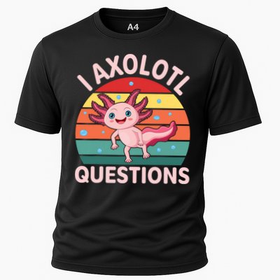 I Axolotl Questions Cute Axolotl Cooling Performance Crew T-Shirt