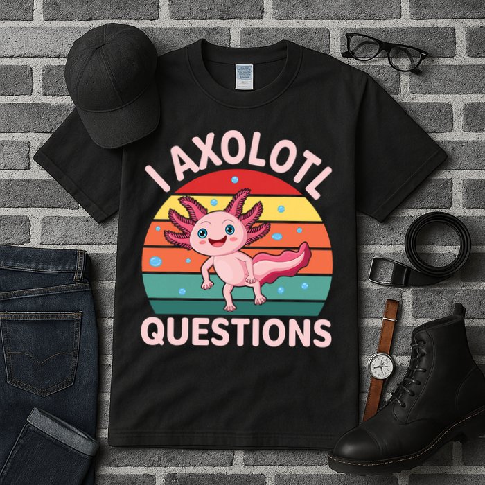 I Axolotl Questions Cute Axolotl Tall T-Shirt