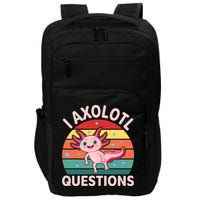 I Axolotl Questions Cute Axolotl Impact Tech Backpack