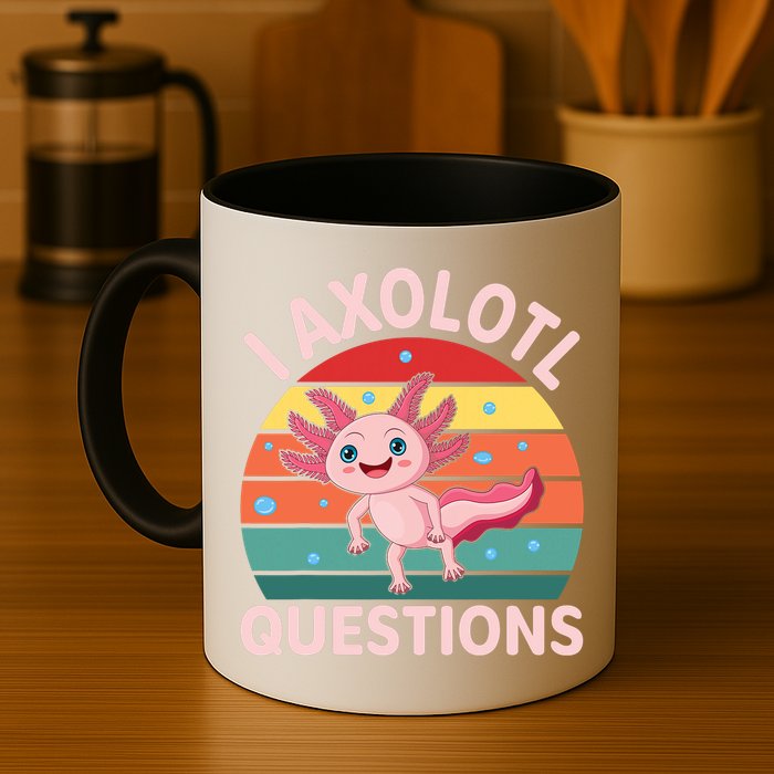 I Axolotl Questions Cute Axolotl Mug