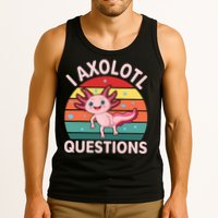 I Axolotl Questions Cute Axolotl Tank Top