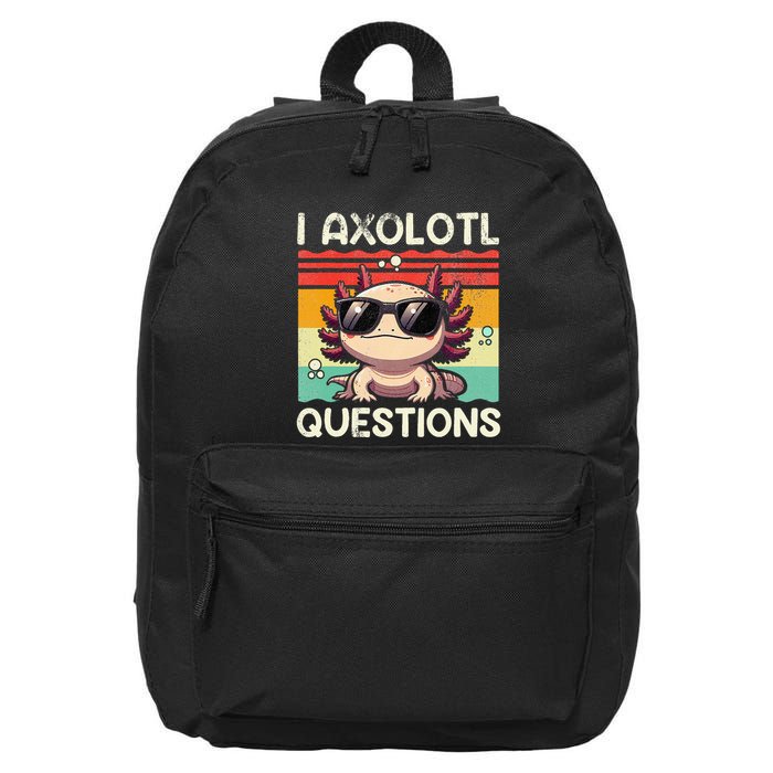 I Axolotl Questions 16 in Basic Backpack