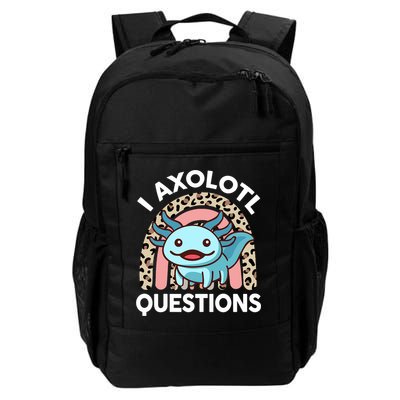  I Axolotl Questions Girl Women Cute Axolotl  Backpack