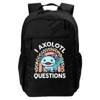  I Axolotl Questions Girl Women Cute Axolotl  Backpack