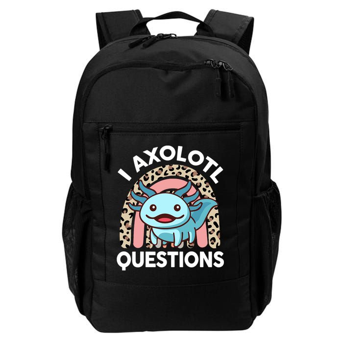  I Axolotl Questions Girl Women Cute Axolotl  Backpack