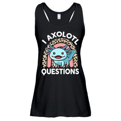  I Axolotl Questions Girl Women Cute Axolotl  Ladies Essential Flowy Tank