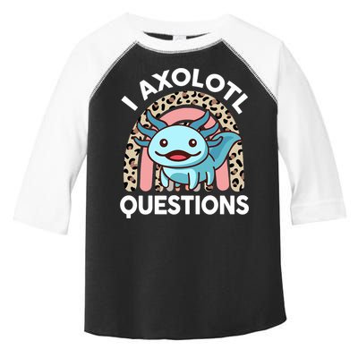  I Axolotl Questions Girl Women Cute Axolotl  Toddler Fine Jersey T-Shirt
