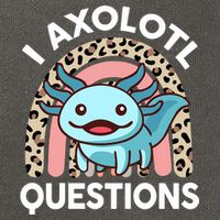  I Axolotl Questions Girl Women Cute Axolotl  Cotton Canvas Backpack