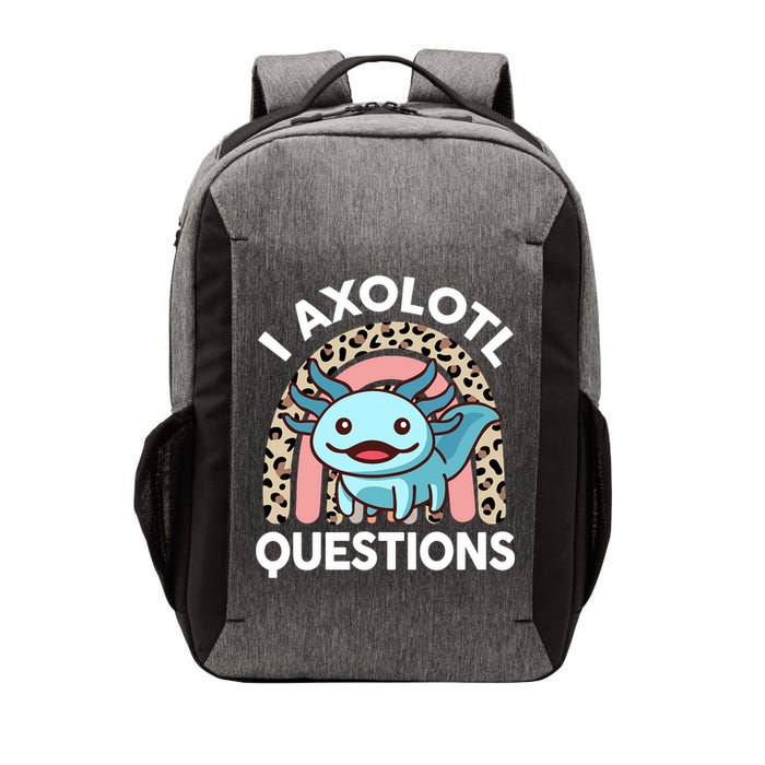  I Axolotl Questions Girl Women Cute Axolotl  Vector Backpack