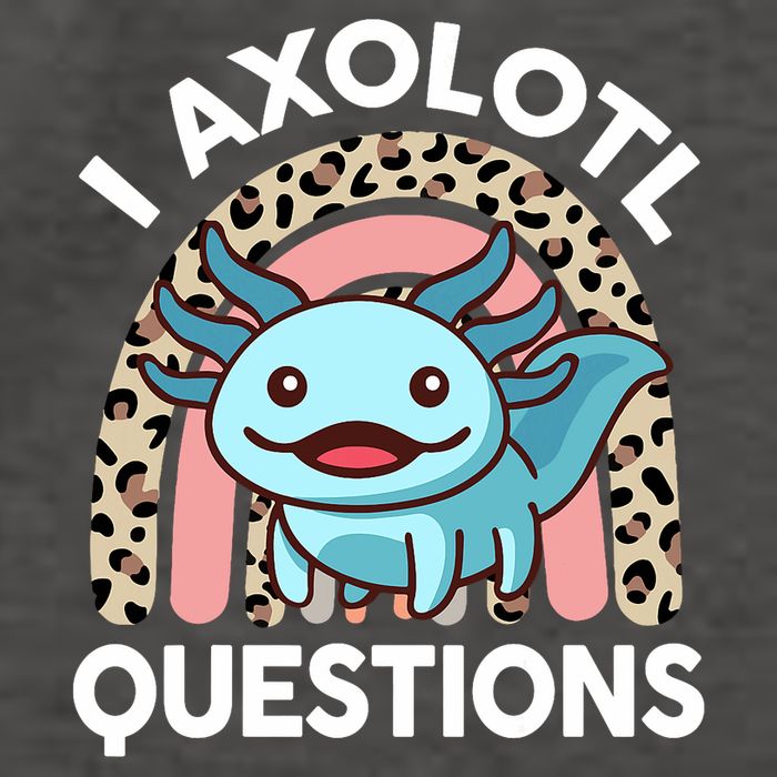  I Axolotl Questions Girl Women Cute Axolotl  Vector Backpack