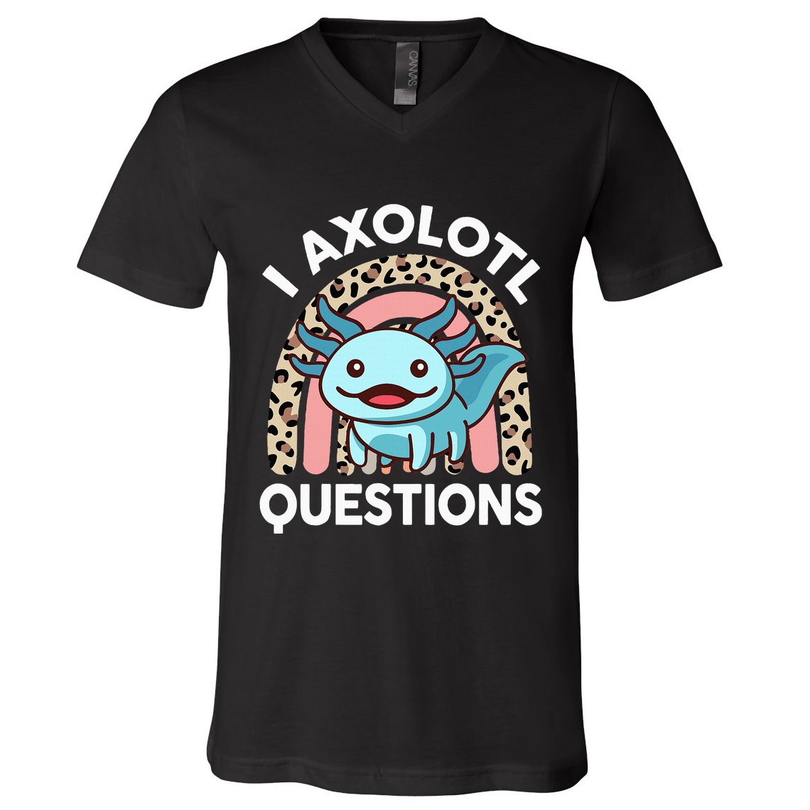I Axolotl Questions V-Neck T-Shirt