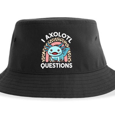 I Axolotl Questions Sustainable Bucket Hat