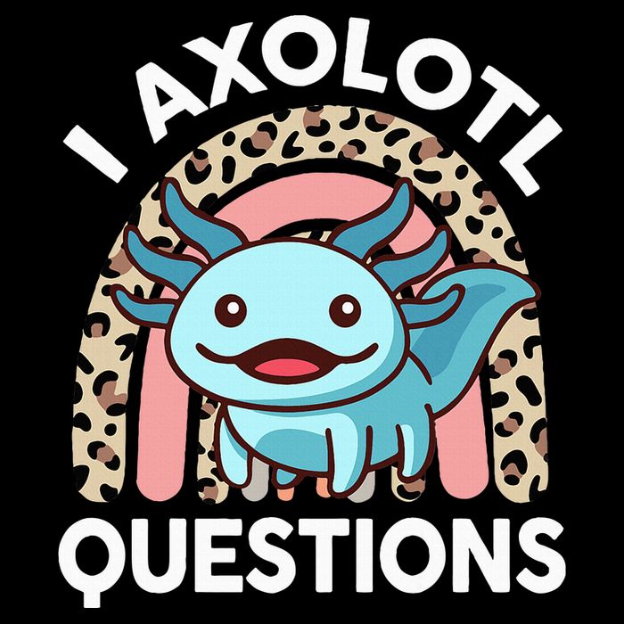 I Axolotl Questions Drawstring Bag