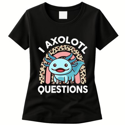 I Axolotl Questions Womens T-Shirt
