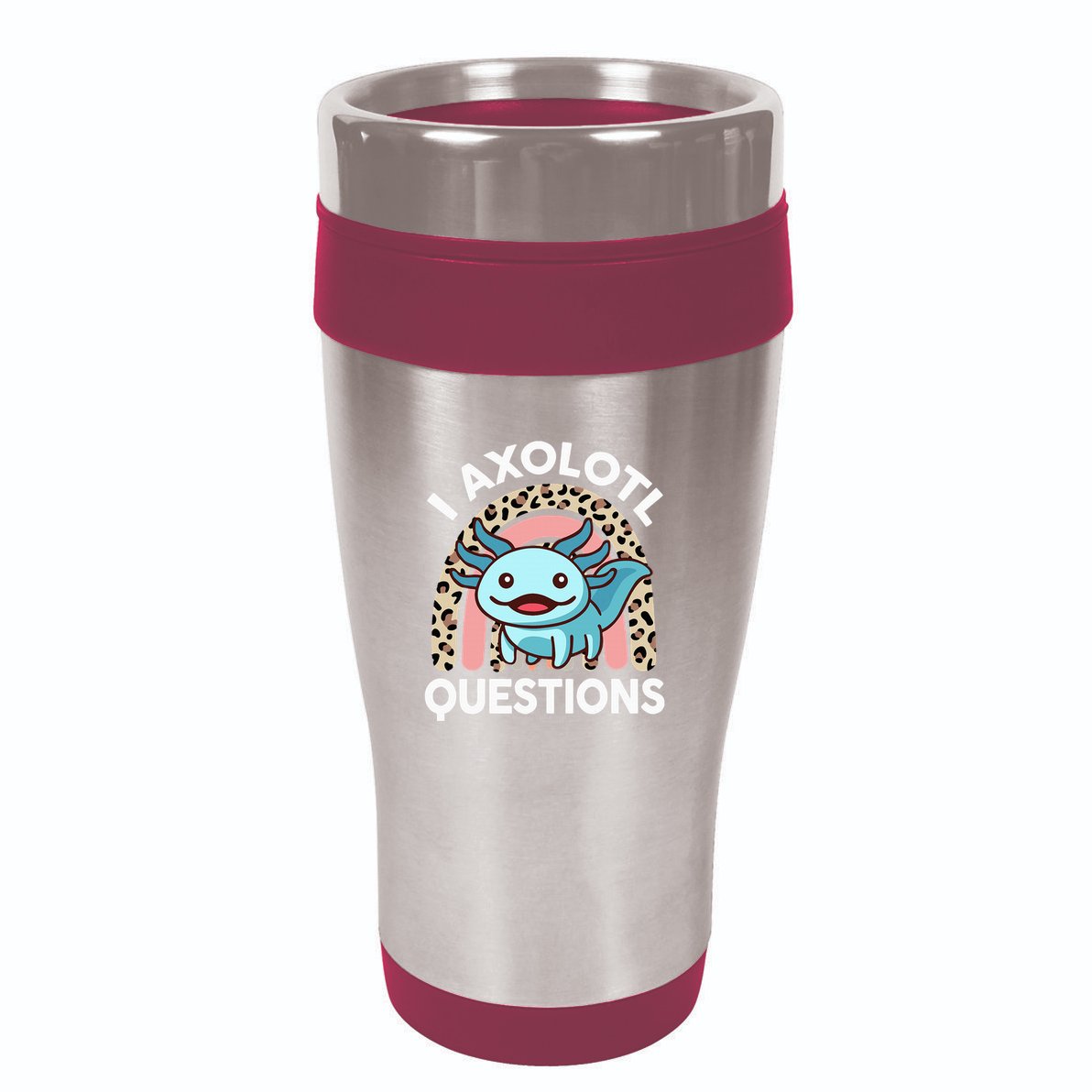 I Axolotl Questions 16oz Travel Tumbler