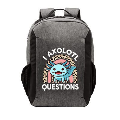 I Axolotl Questions Vector Backpack
