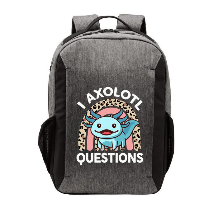 I Axolotl Questions Vector Backpack