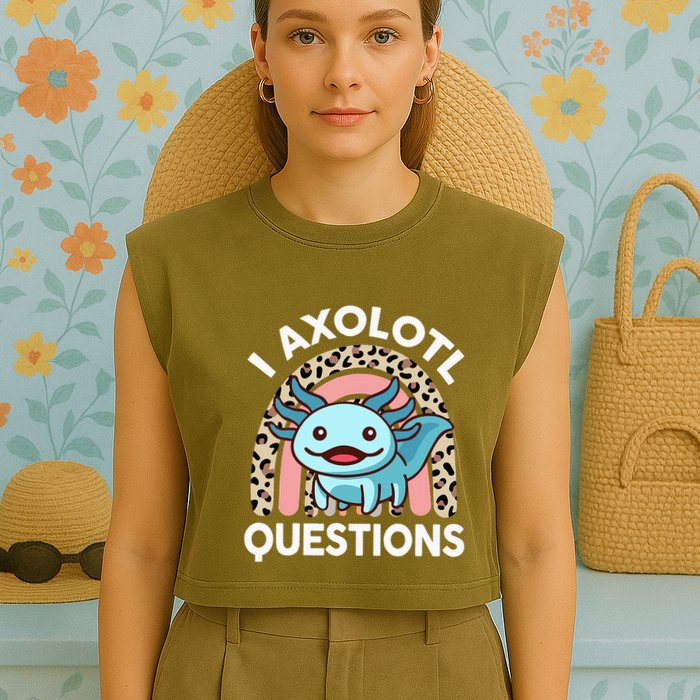 I Axolotl Questions Garment-Dyed Women's Muscle Tee