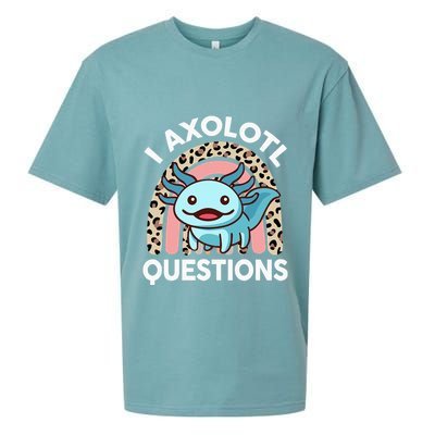 I Axolotl Questions Sueded Cloud Jersey T-Shirt