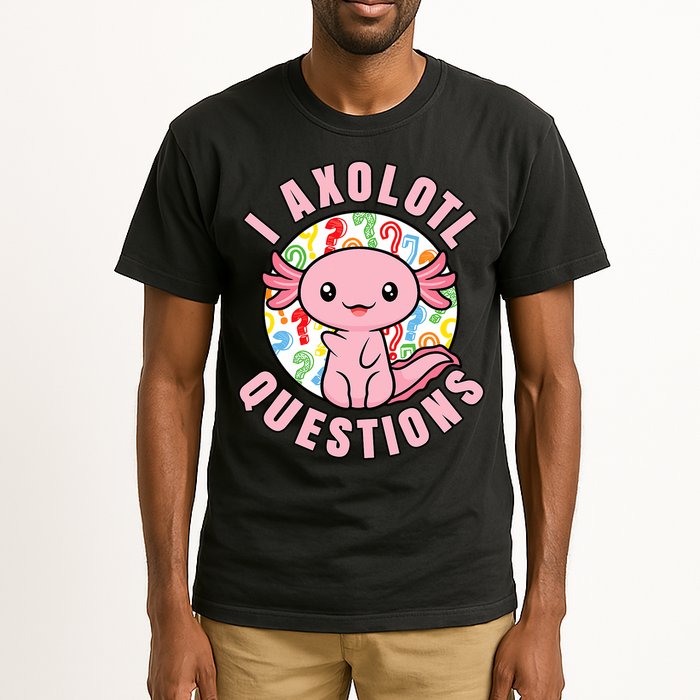 I Axolotl Questions Funny P.ink Axolotl Kawaii Tall T-Shirt