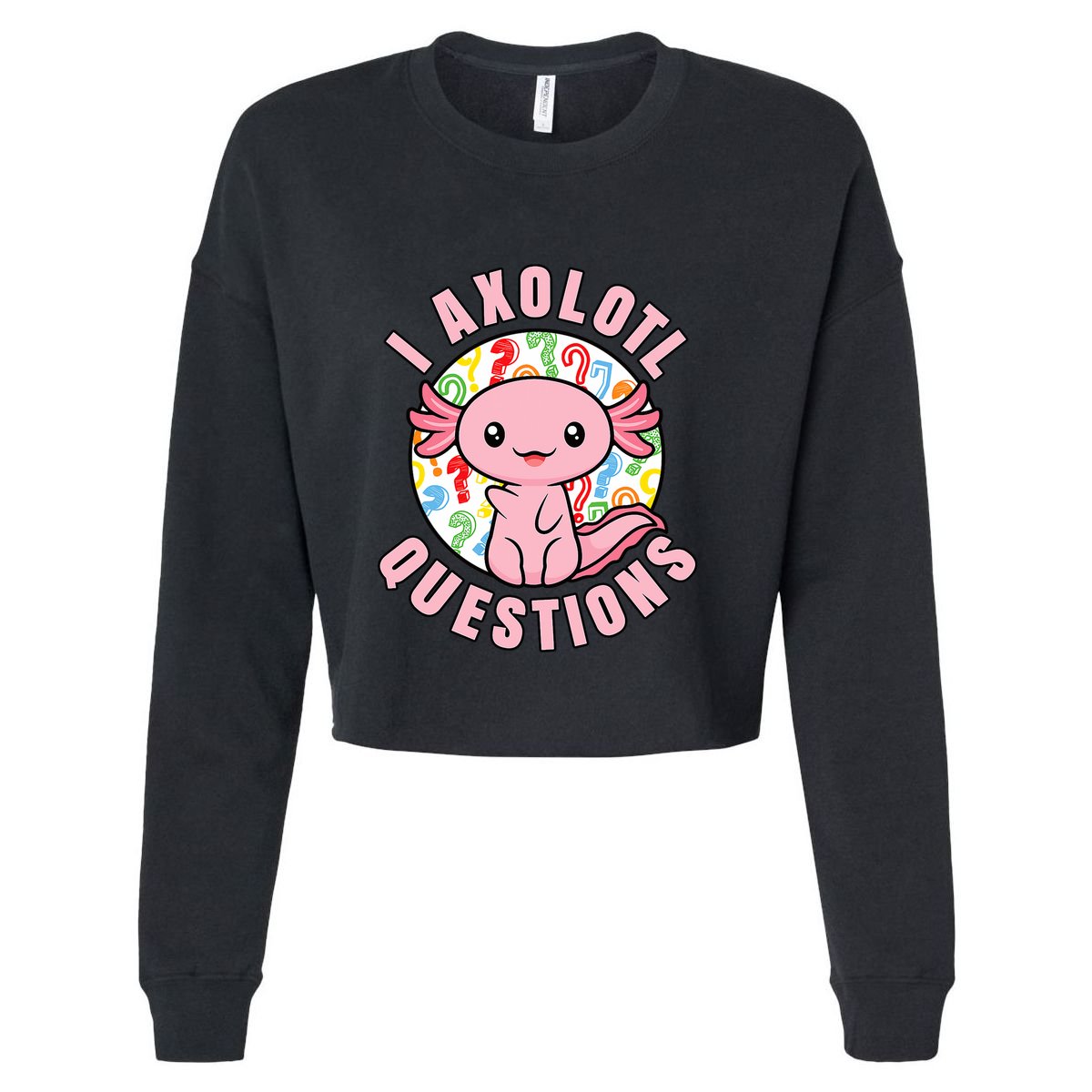 I Axolotl Questions Funny P.ink Axolotl Kawaii Sustainable Bucket Hat