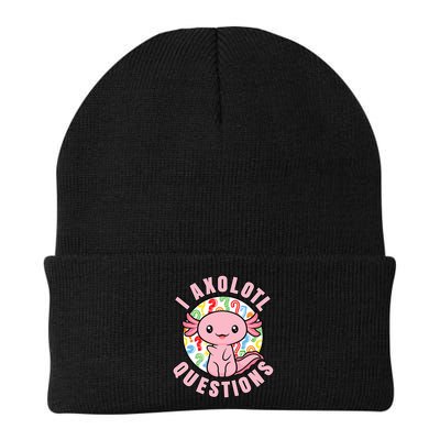 I Axolotl Questions Funny P.ink Axolotl Kawaii Beanie