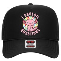 I Axolotl Questions Funny P.ink Axolotl Kawaii Hat