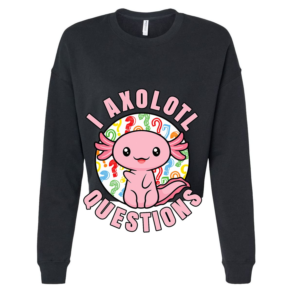 I Axolotl Questions Funny P.ink Axolotl Kawaii Tank Top