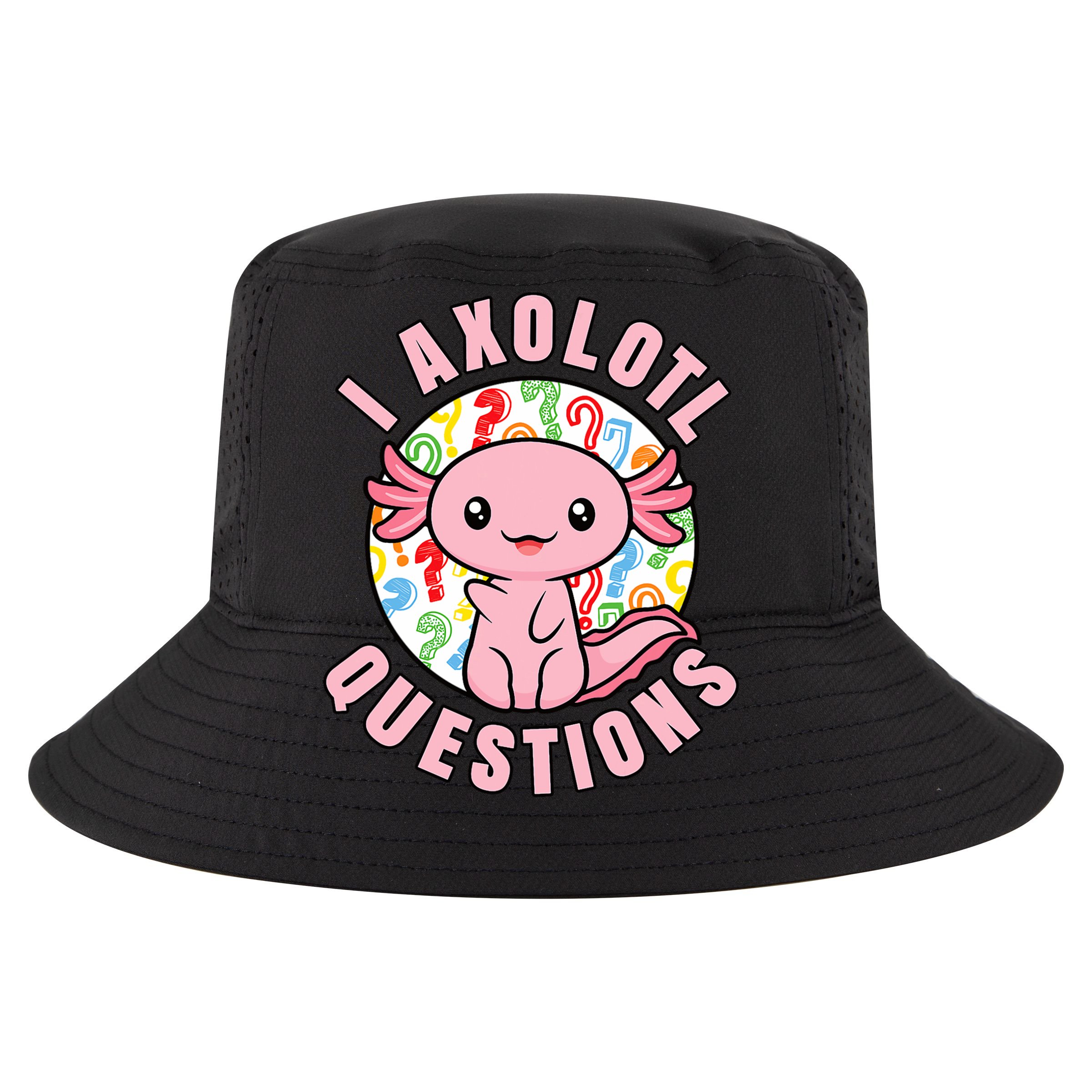 I Axolotl Questions Funny P.ink Axolotl Kawaii Tank Top