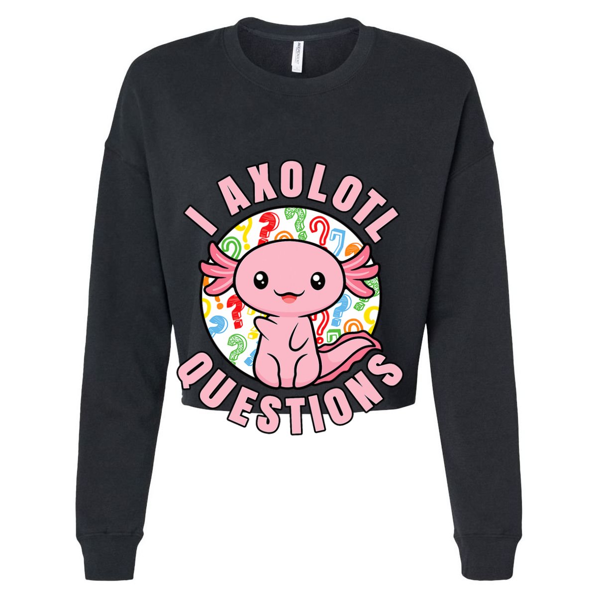 I Axolotl Questions Funny P.ink Axolotl Kawaii Tank Top