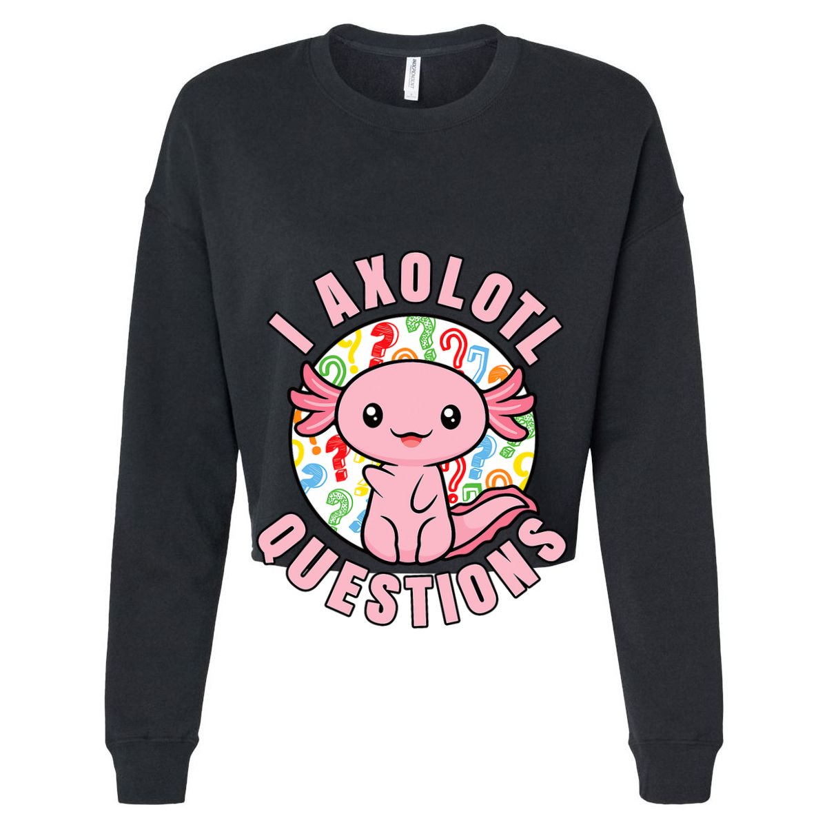I Axolotl Questions Funny P.ink Axolotl Kawaii Tank Top