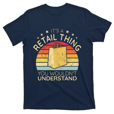 ItS A Retail Thing Checkout Retro Retail Store Worker T-Shirt