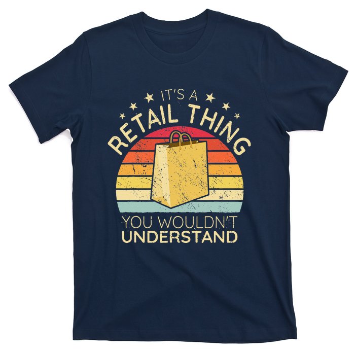 ItS A Retail Thing Checkout Retro Retail Store Worker T-Shirt