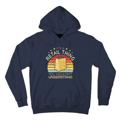 ItS A Retail Thing Checkout Retro Retail Store Worker Tall Hoodie