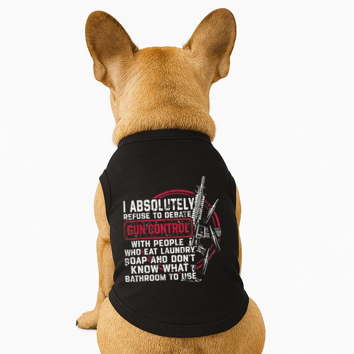 I Absolutely Refuse To Debate Gun Control With People Doggie Tank