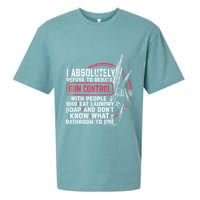 I Absolutely Refuse To Debate Gun Control With People Sueded Cloud Jersey T-Shirt