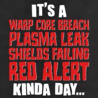 It's A Red Alert Kinda Day Scifi Fan 15oz Campfire Ceramic Mug