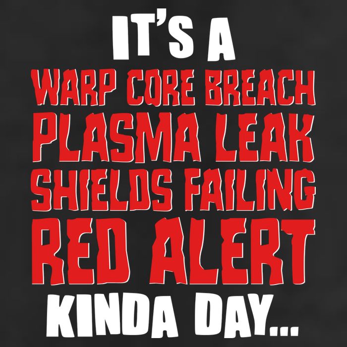 It's A Red Alert Kinda Day Scifi Fan 15oz Campfire Ceramic Mug