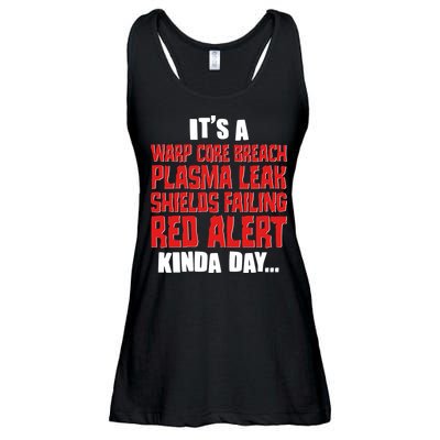 It's A Red Alert Kinda Day Scifi Fan Ladies Essential Flowy Tank