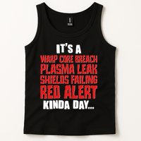 It's A Red Alert Kinda Day Scifi Fan Tank Top