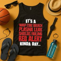 It's A Red Alert Kinda Day Scifi Fan Tank Top