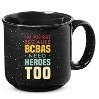 IM An Rbt Because Bcbas Need Heroes Too Behavior Technician 15oz Campfire Ceramic Mug
