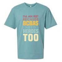 IM An Rbt Because Bcbas Need Heroes Too Behavior Technician Sueded Cloud Jersey T-Shirt