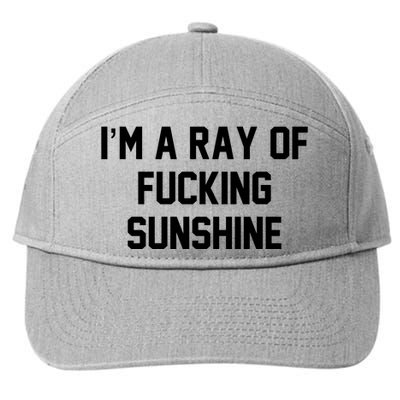 I'm A Ray Of Fucking Sunshine 7-Panel Snapback Hat